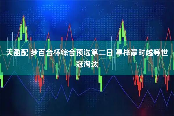 天盈配 梦百合杯综合预选第二日 辜梓豪时越等世冠淘汰